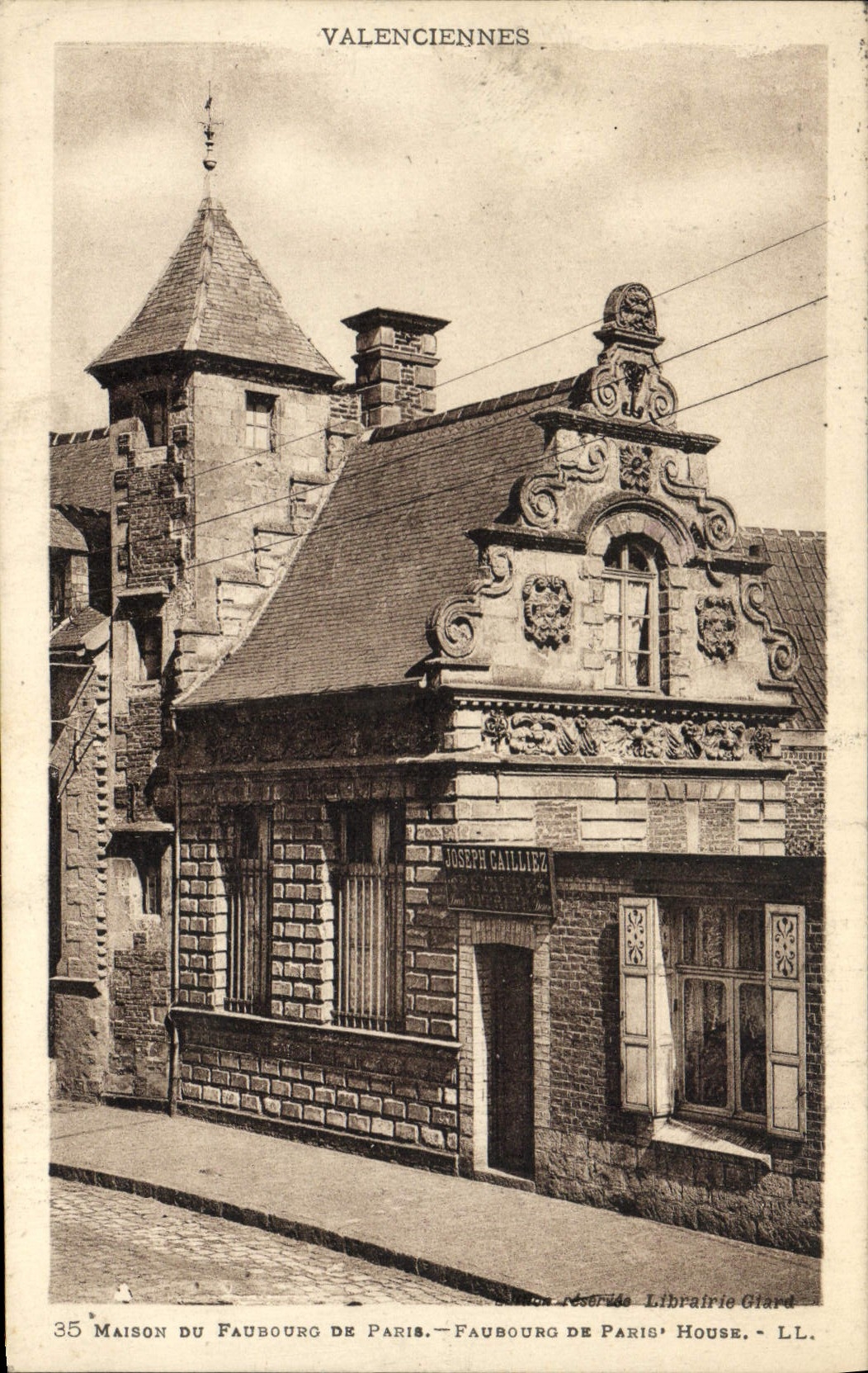 CPA Valenciennes Maison du Faubourg De Paris