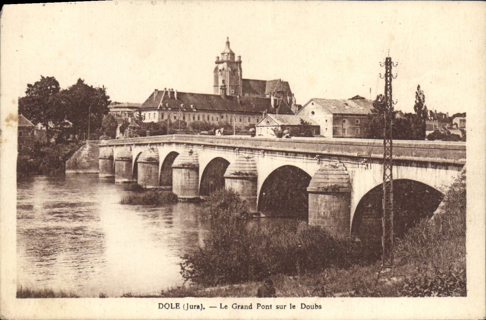 CPA Dole Le Grand Pont sur le Doubs