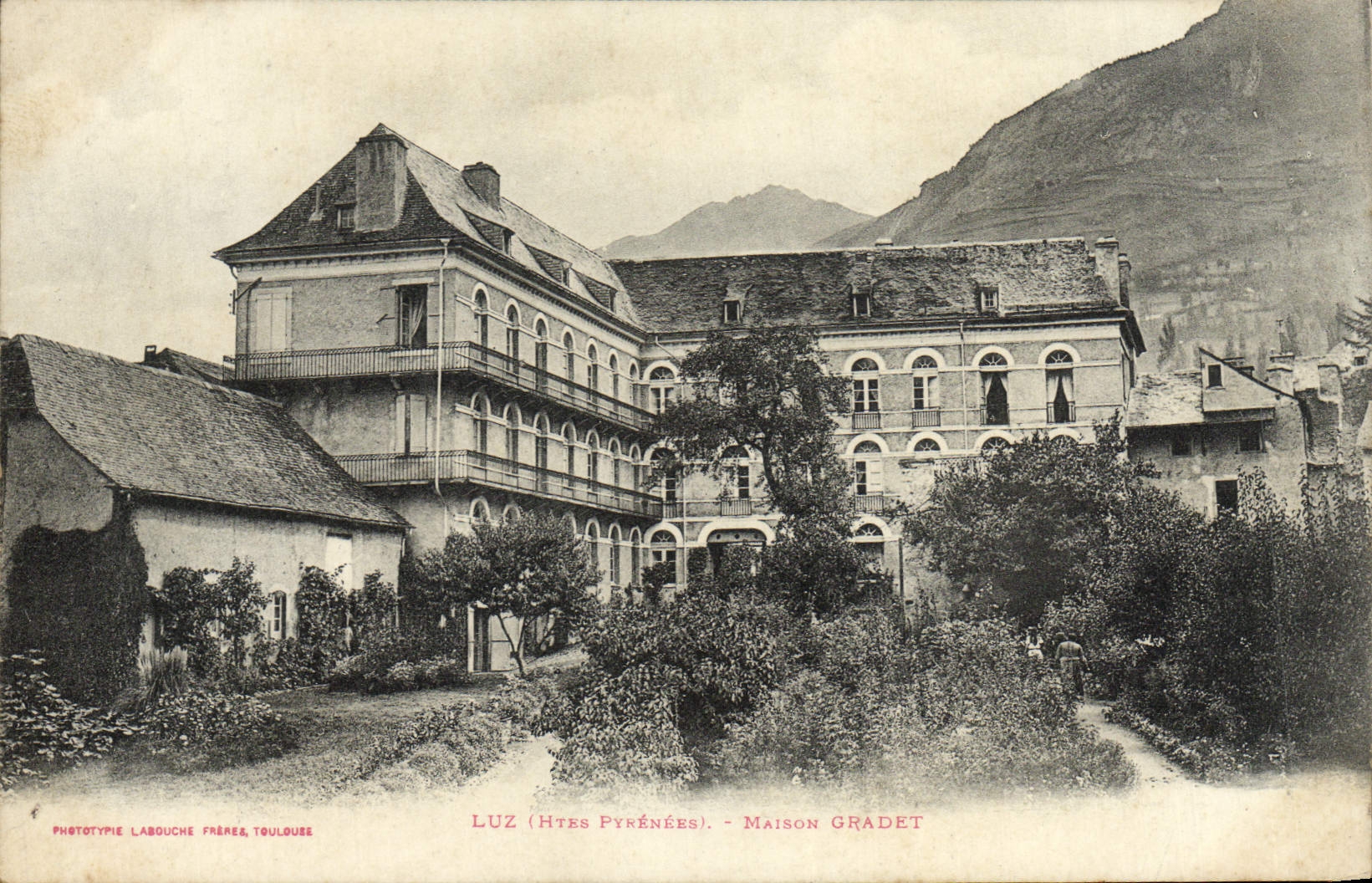 CPA Luz Maison Gradet