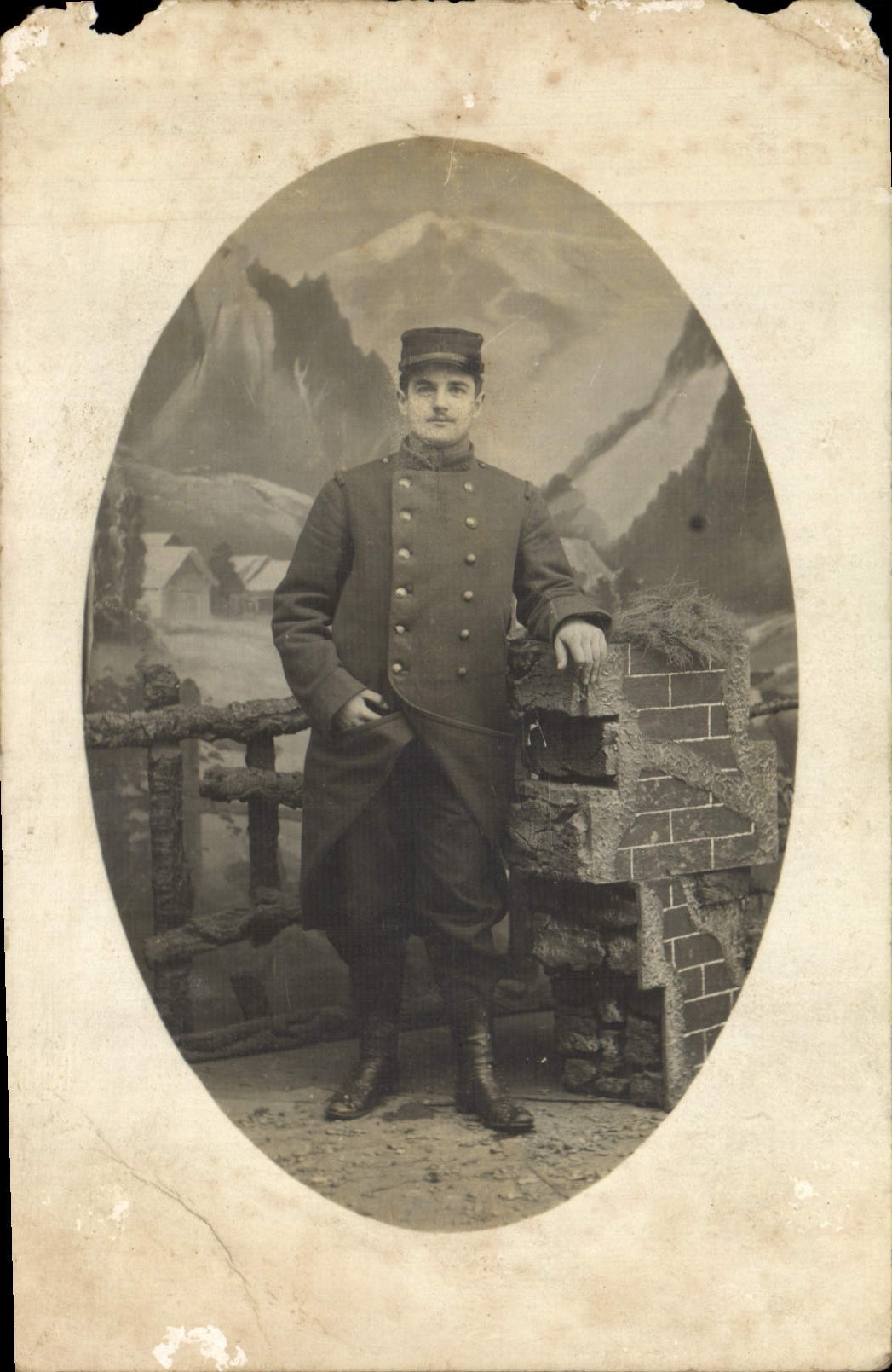 Real photo Luchon Balanced tMilitaria