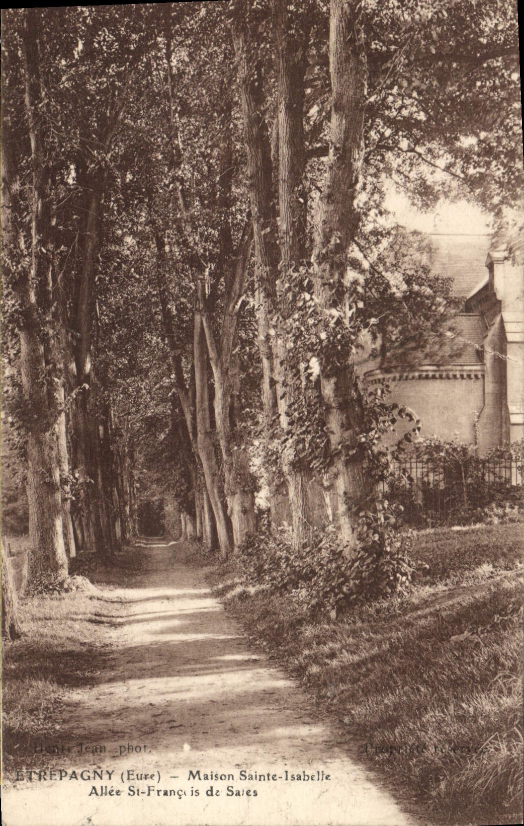 CPA Etrepagny Maison Sainte Isabelle Allee St Francois de Sales