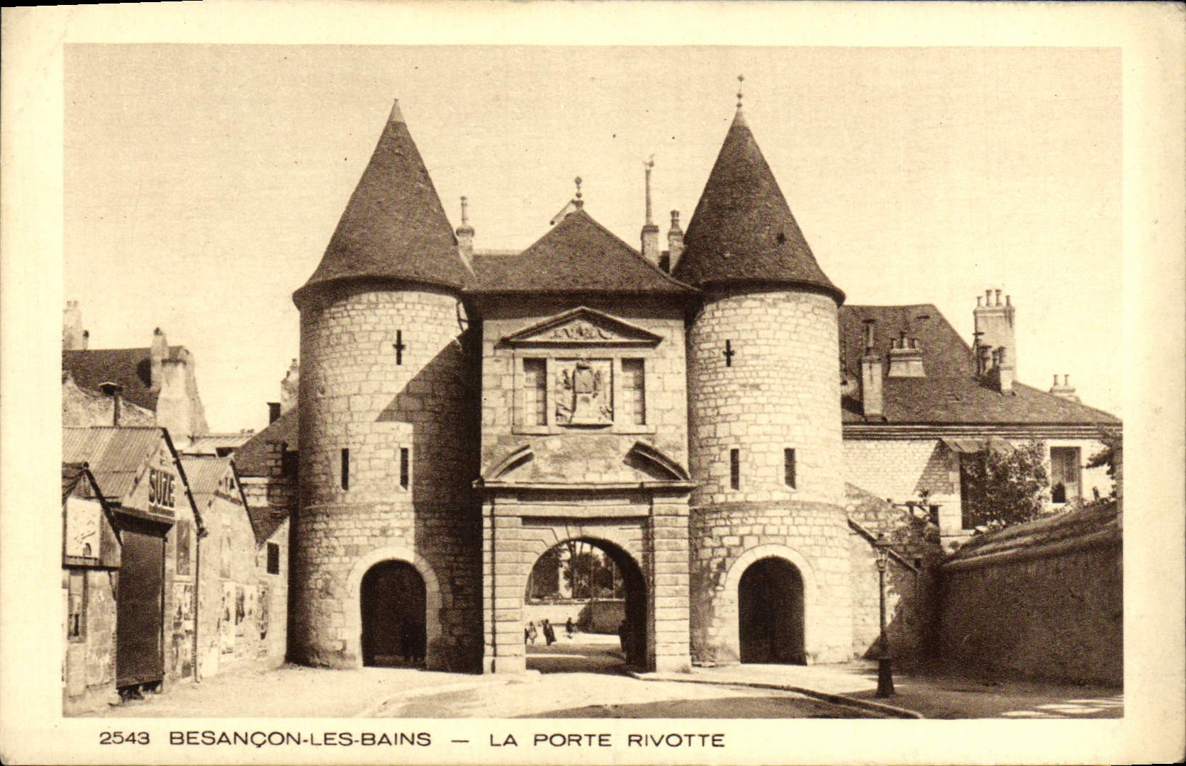CPA Besancon Les Bains La Porte Rivotte