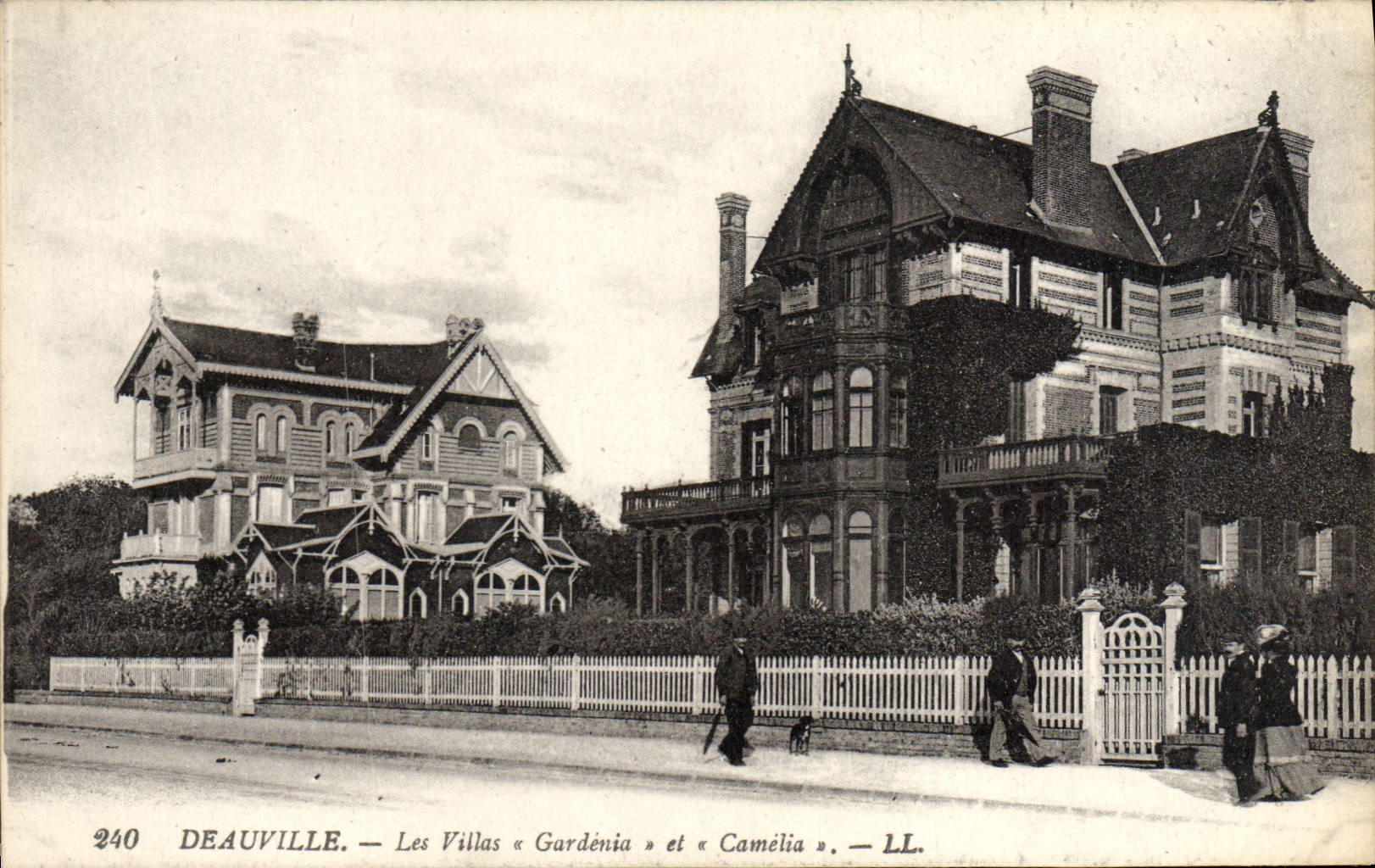 CPA Deauville Les Villas Gardenia et Camelia