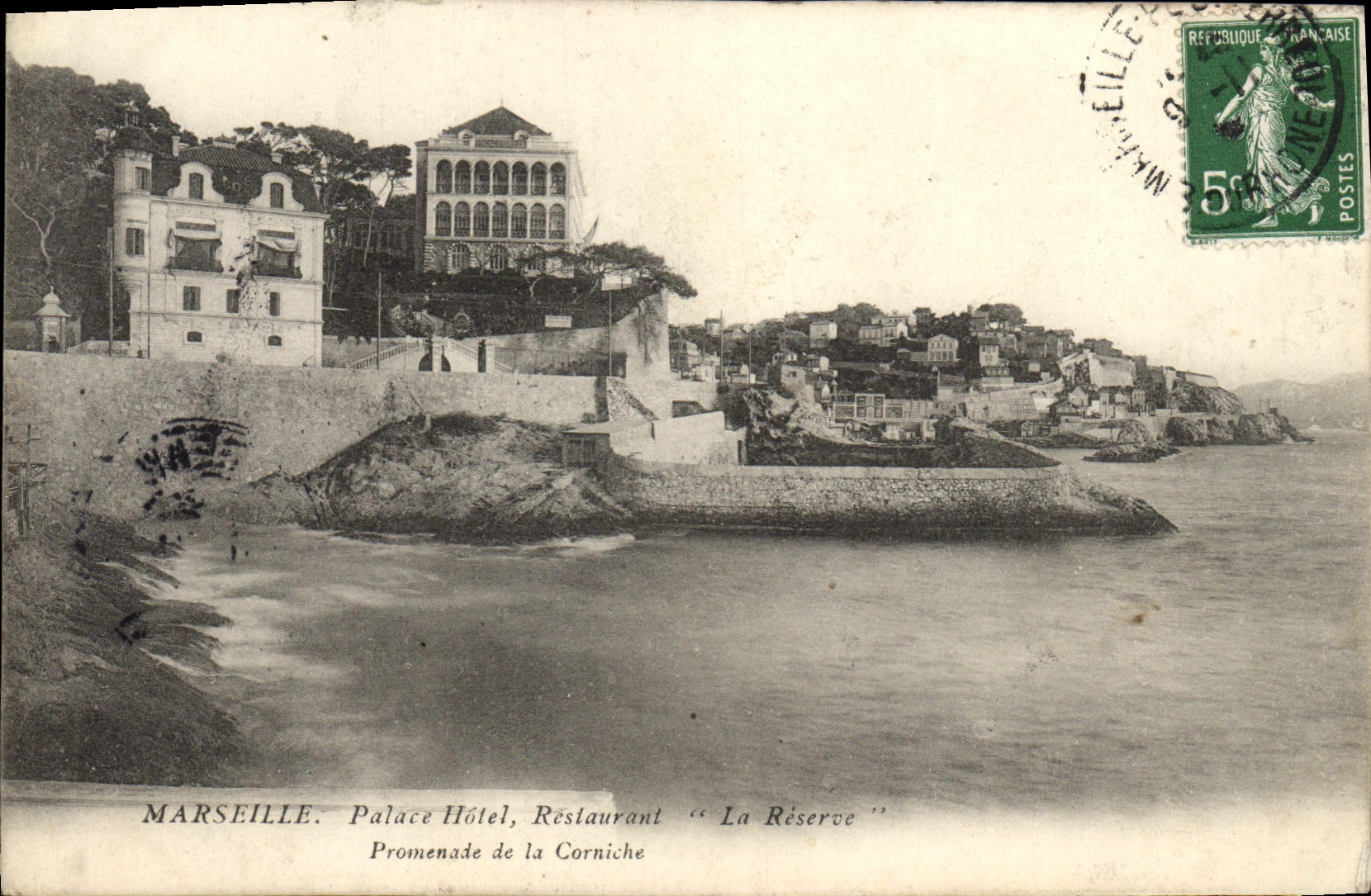 CPA Marseille Palace Hotel Restaurant La Reserve