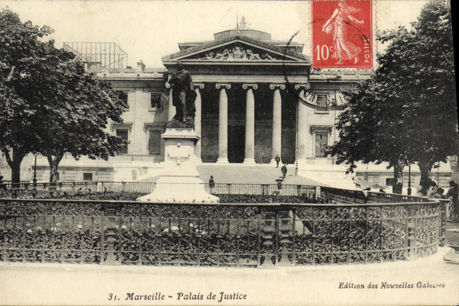 CPA Marseille Palais De Justice