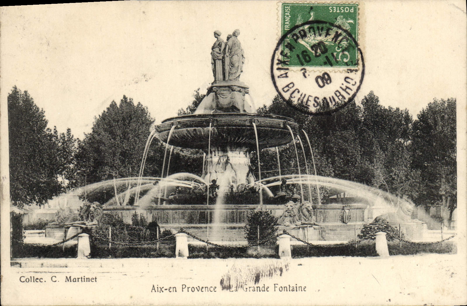 CPA Aix Les Provence La Grande Fontaine