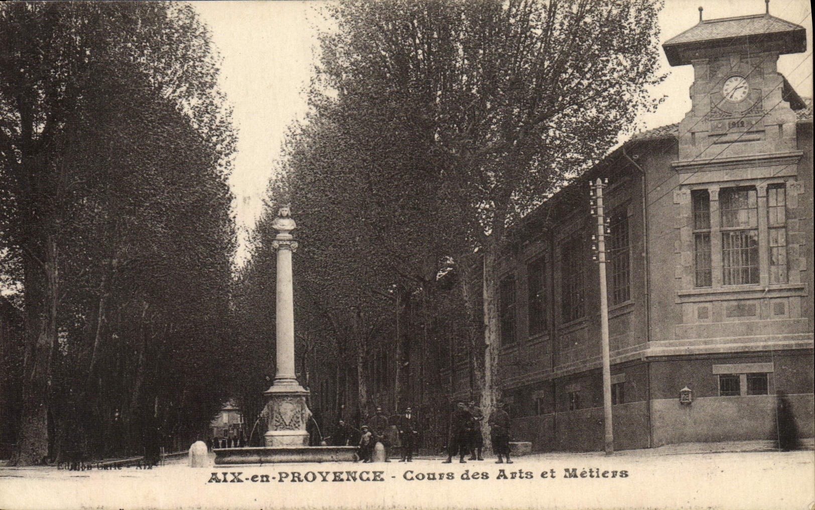 CPA Aix En Provence Cours Des Arts Et Metiers