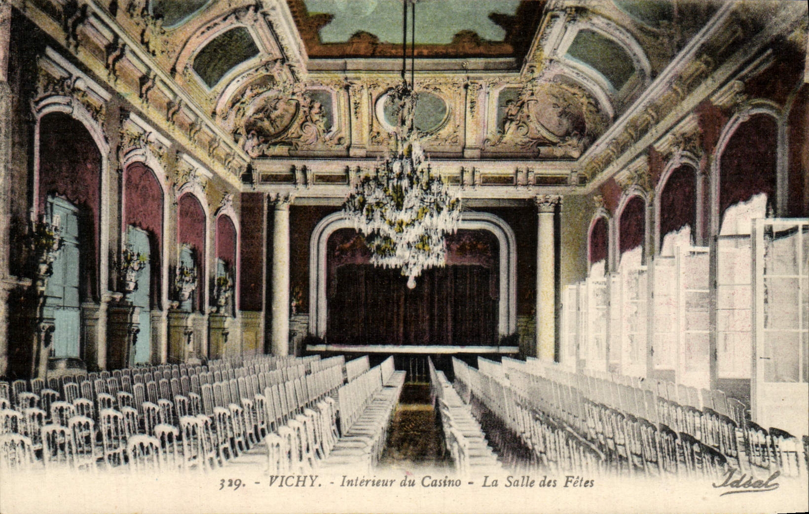 CPA Vichy Interieur Du Casino La Salle Des Fetes