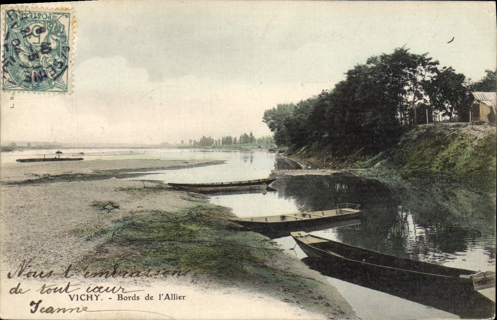 CPA Vichy Bords De l'Allier