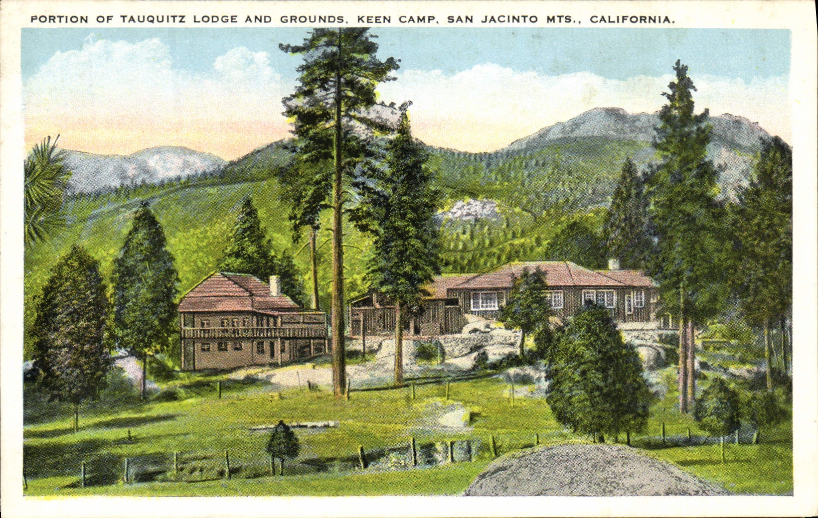 CPA Portion Of Tauquitz Lodge And Grounds Keen Camp San Jacinto Mts California