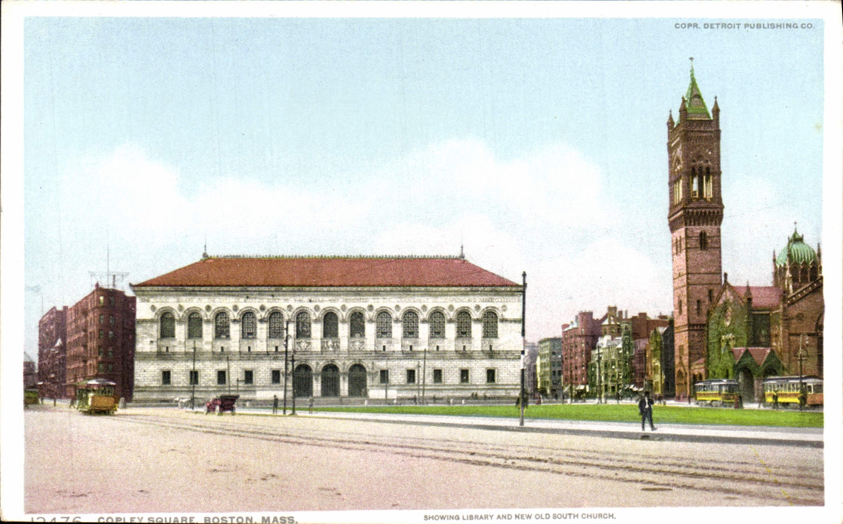 VINTAGE POSTCARD Cobley Souare Boston Farmhouse