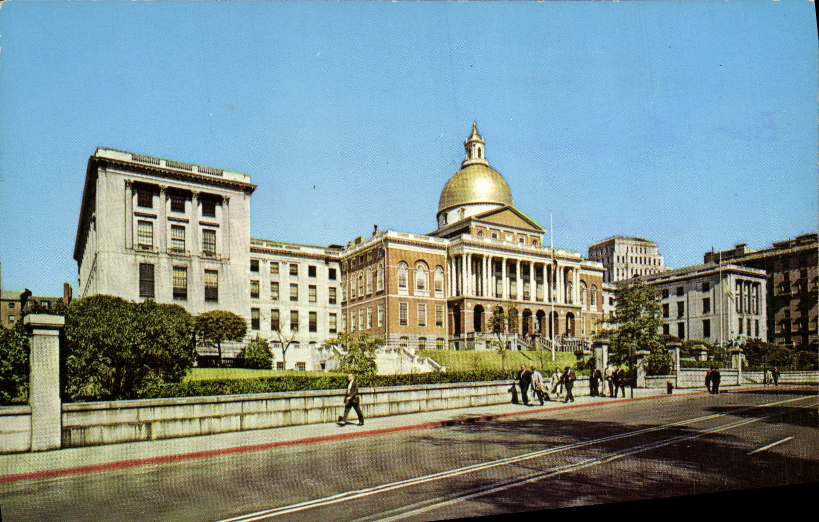 POSTAL MODERNA casa del estado la Commonwealth de Massachusetts Boston Massachusetts