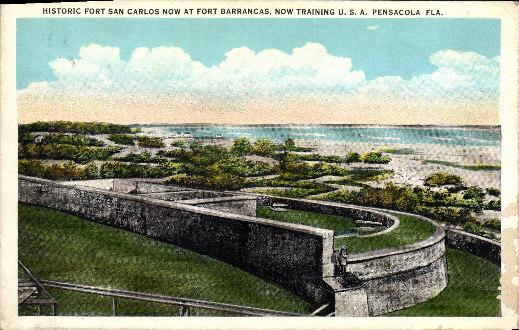 CPA Historic Fort San Carlos Now At Fort Barancas Now Training U S a Pensacola Fla