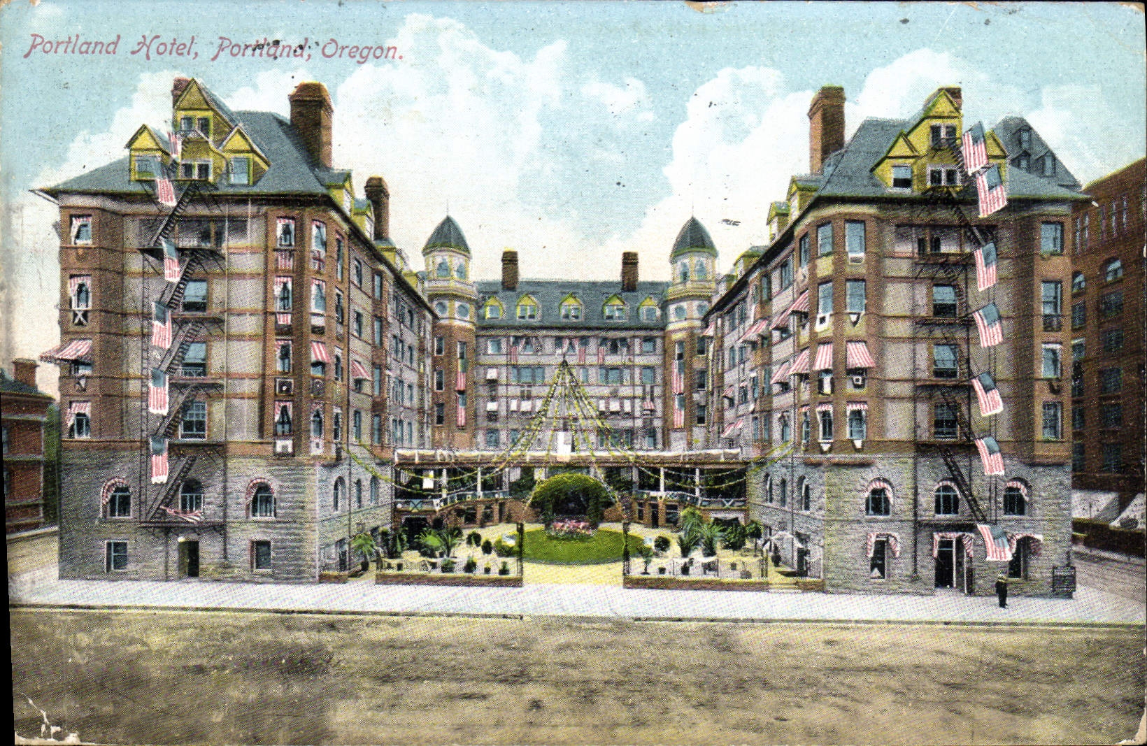 Cemento de Oregon Portland del hotel del cemento de Portland de la POSTAL de la VENDIMIA