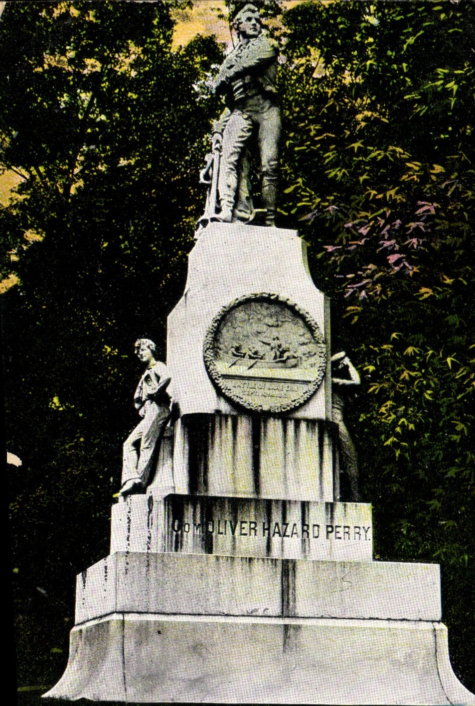 VINTAGE POSTCARD Commodore Perry' S Cleveland Monument