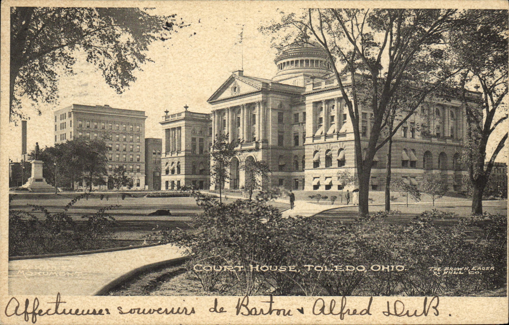 VINTAGE POSTCARD Short House Toledo Ohio