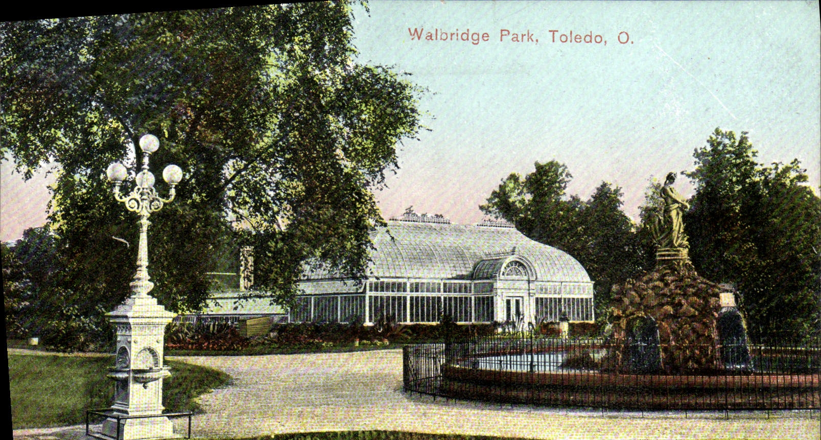 VINTAGE POSTCARD Walbridge Park Toledo Ohio