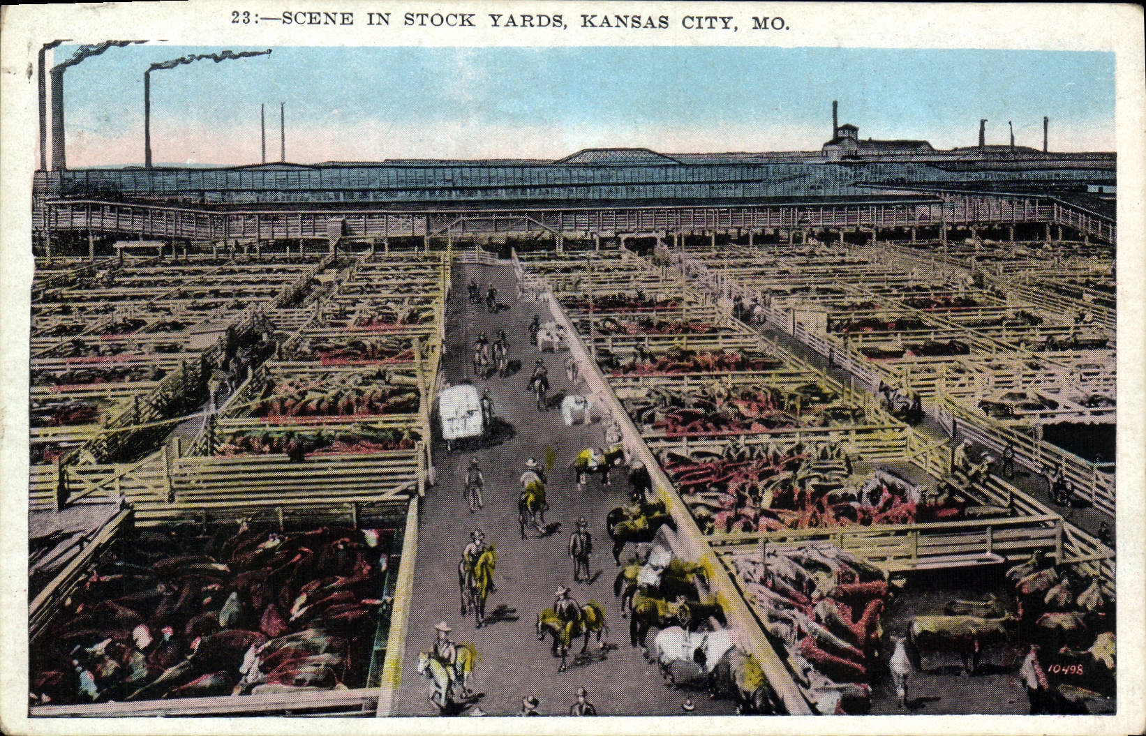 CPA Scene in Sock Yards Kansas City Mo
