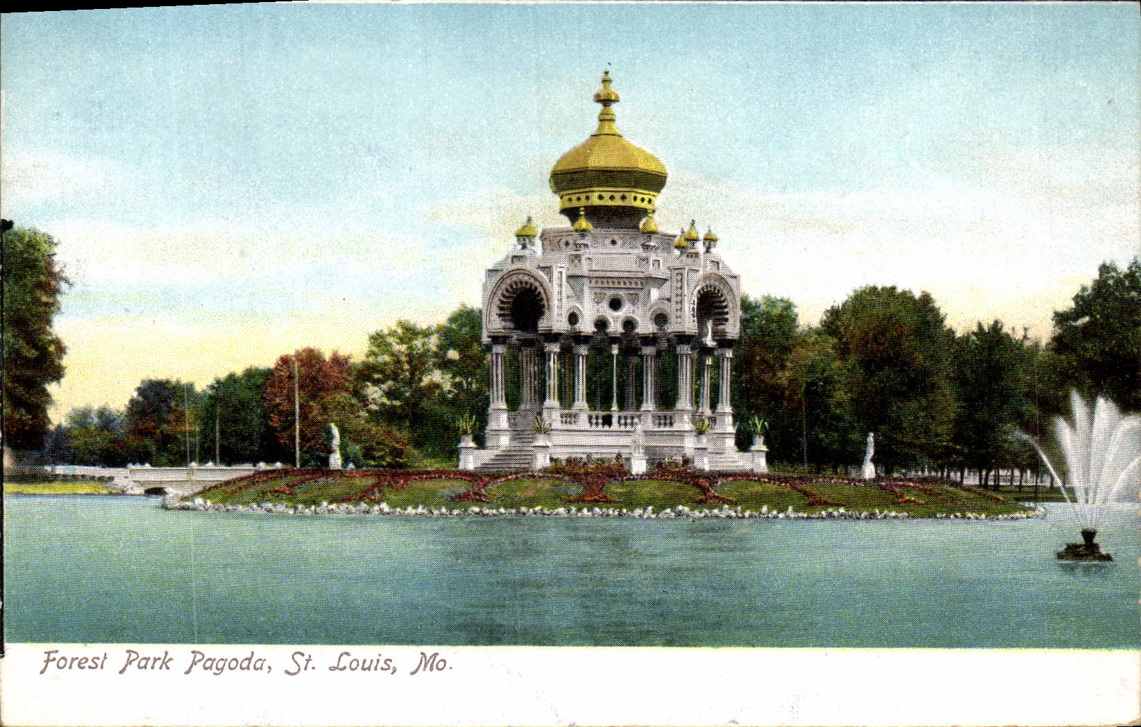 CPA Forest Park Pagoda St Louis