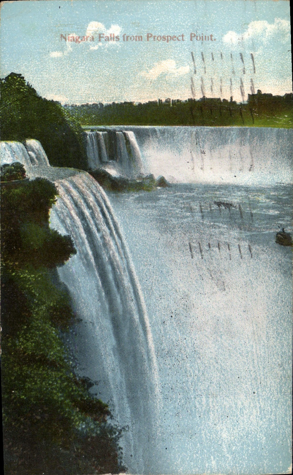 VINTAGE POSTCARD Niagara Falls From Prospective customer not