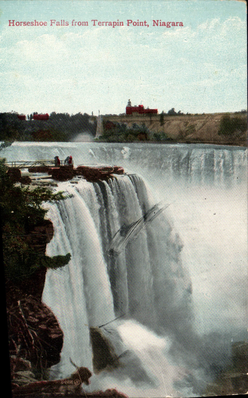 VINTAGE POSTCARD Horseshoe Falls from Terrapin Not Niagara Falls