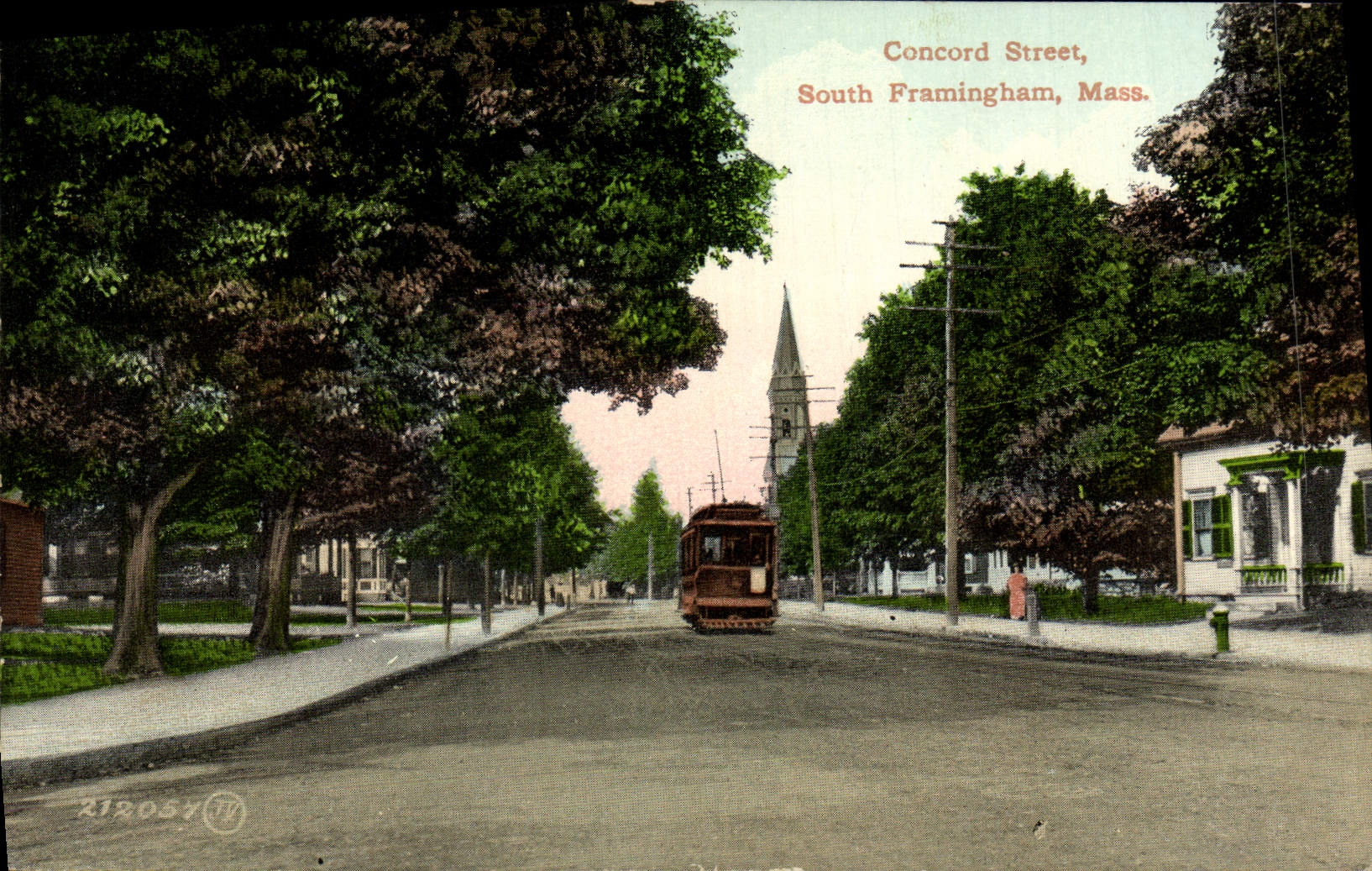 Cortijo del sur de Framingham de la calle de la concordia de la POSTAL de la VENDIMIA