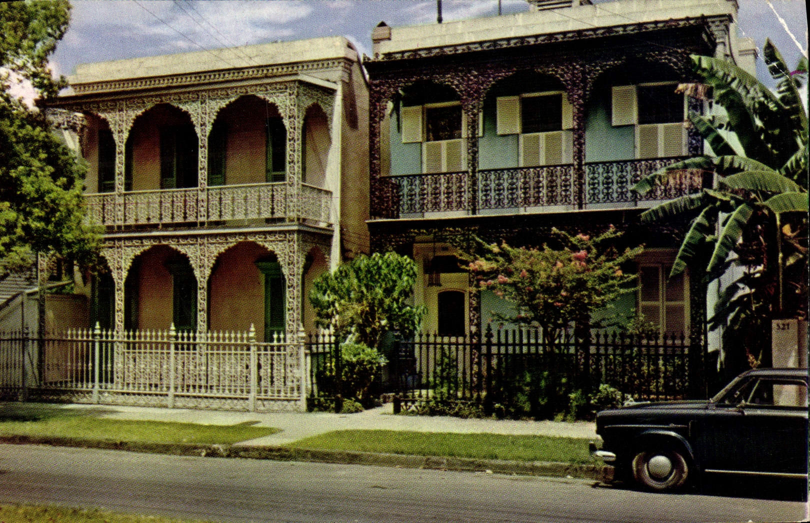 CPA Lovely antebellum homes typical Residences of the Vieux Carre New Orleans