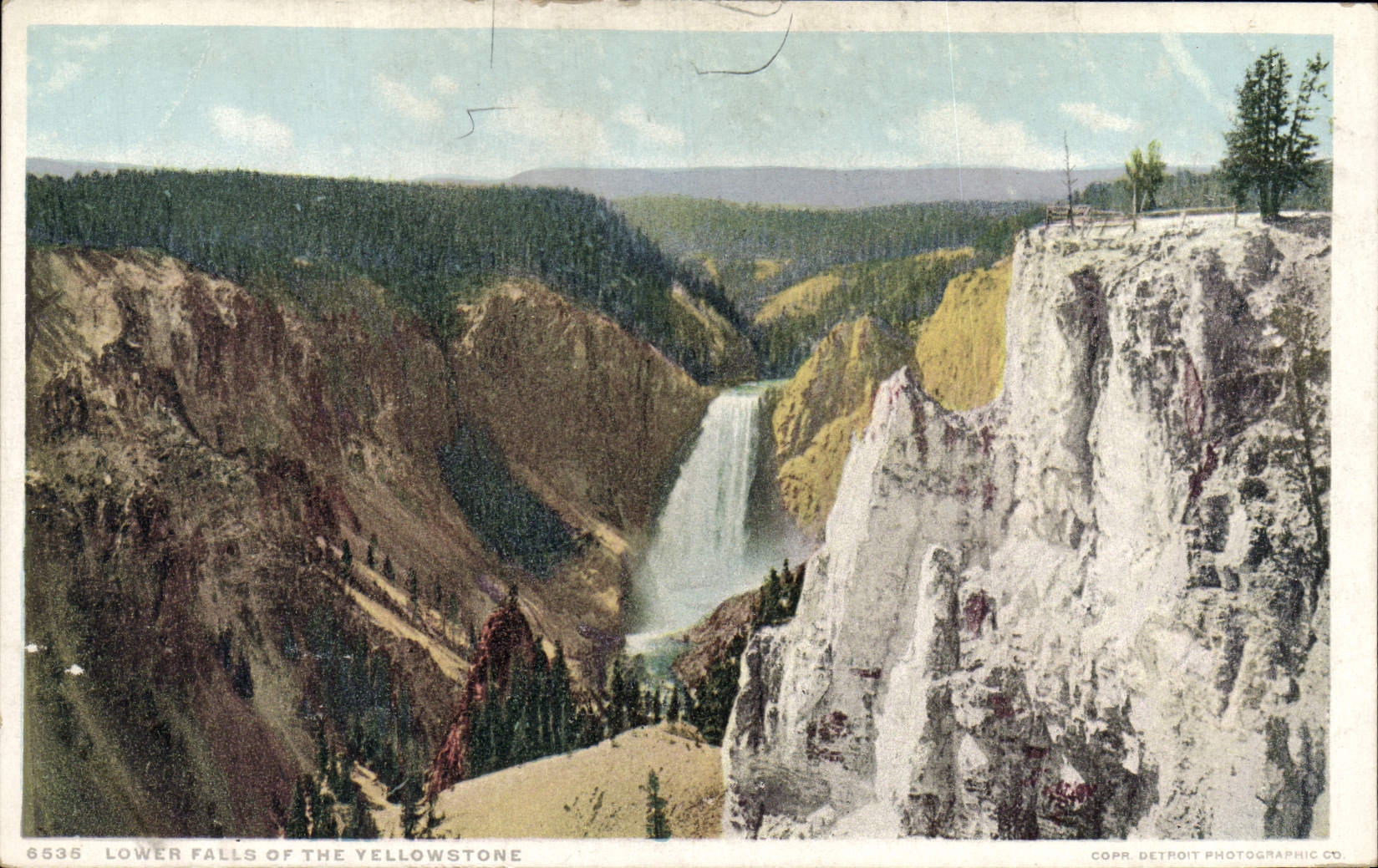 CPA Lower Falls of the Yellowstone