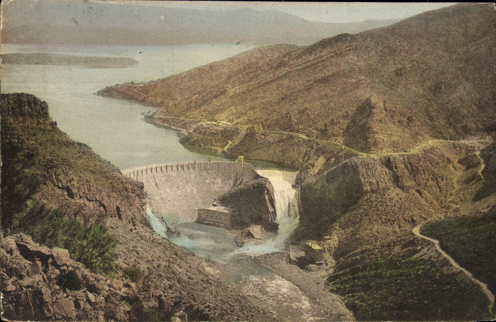 CPA Arizona The Apache Trail Roosevelt dam and Lake