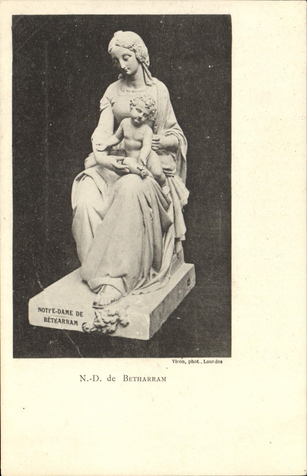 VINTAGE POSTCARD ND of Betharram