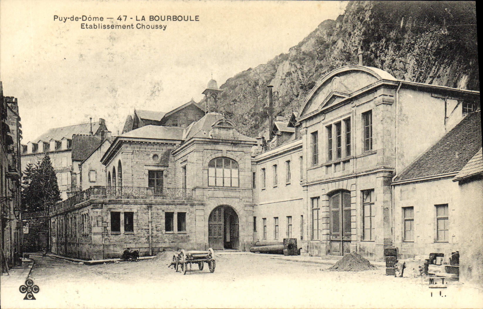 CPA La Bourboule Etablissement Choussy