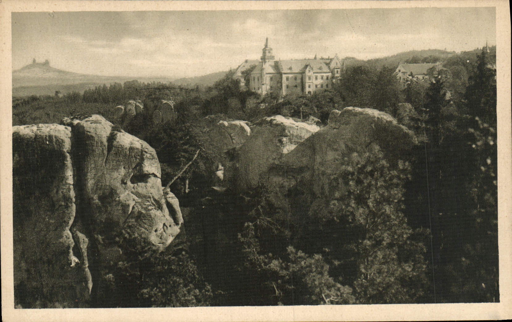 POSTAL Cesky Raj Hruba Skala de la VENDIMIA