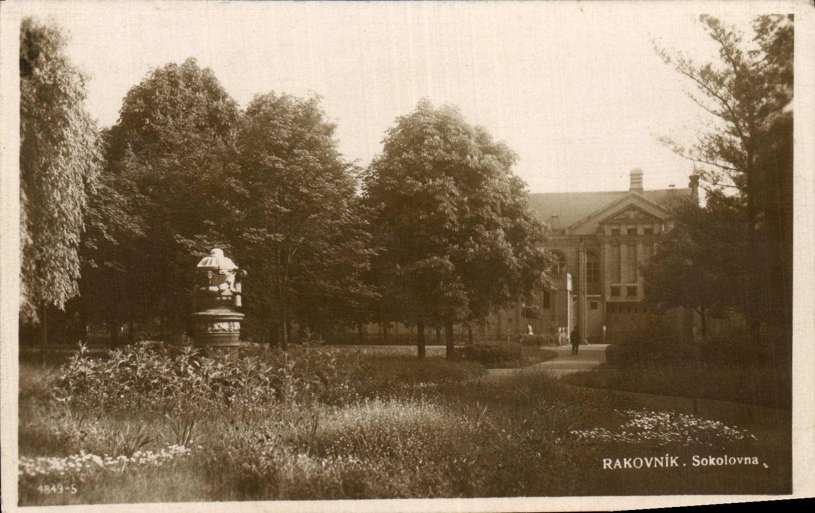 POSTAL Rakovnik Sokolovna de la VENDIMIA
