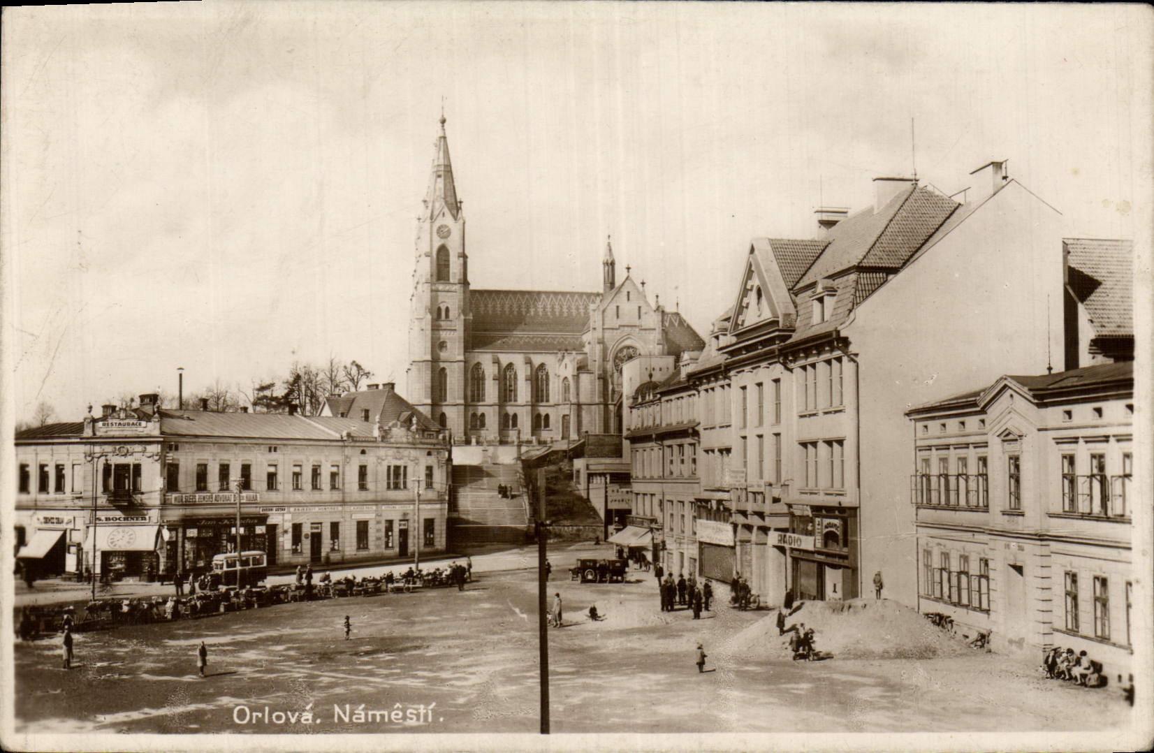 POSTAL Orlova Namesti de la VENDIMIA
