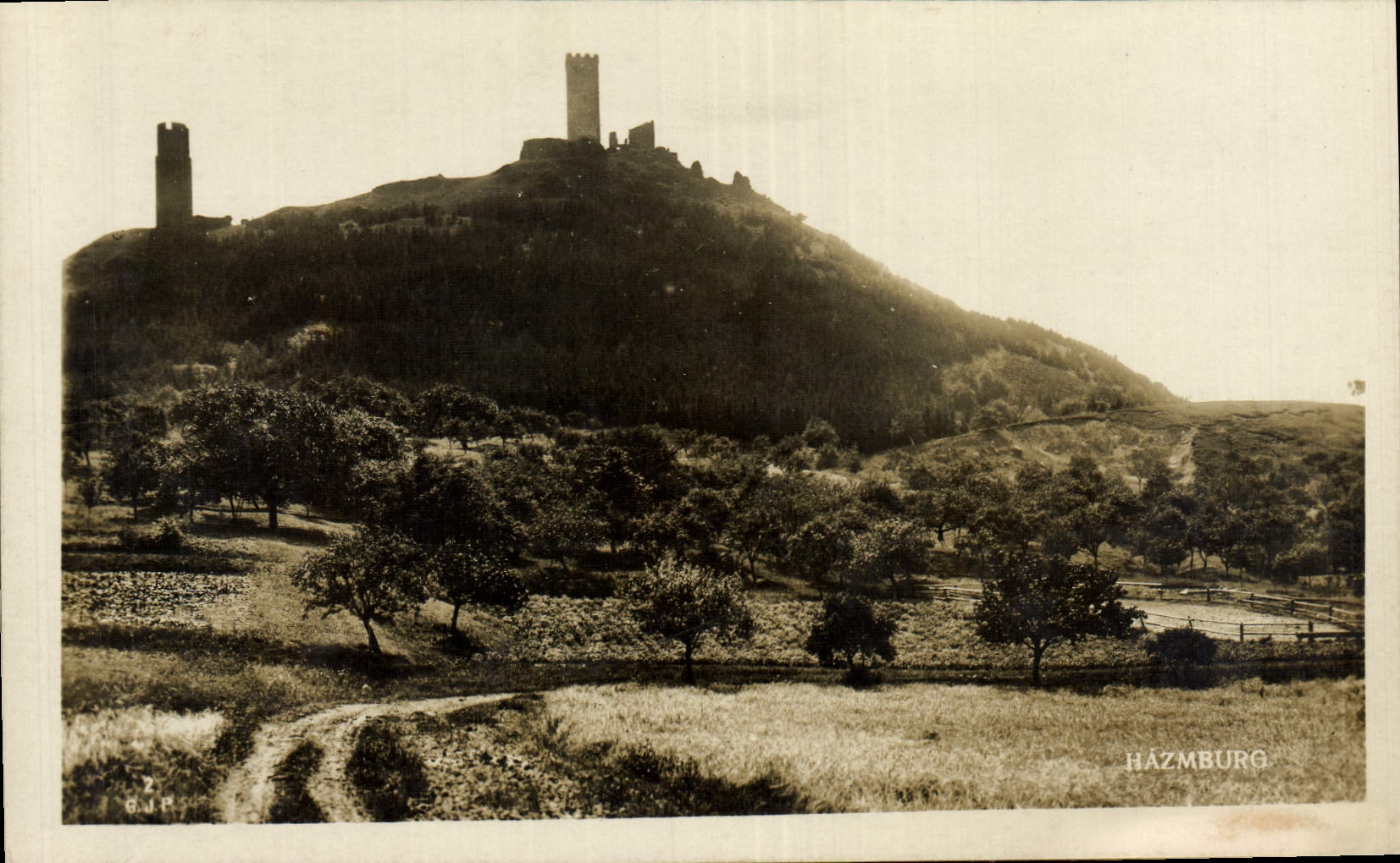 POSTAL Hazmburg de la VENDIMIA