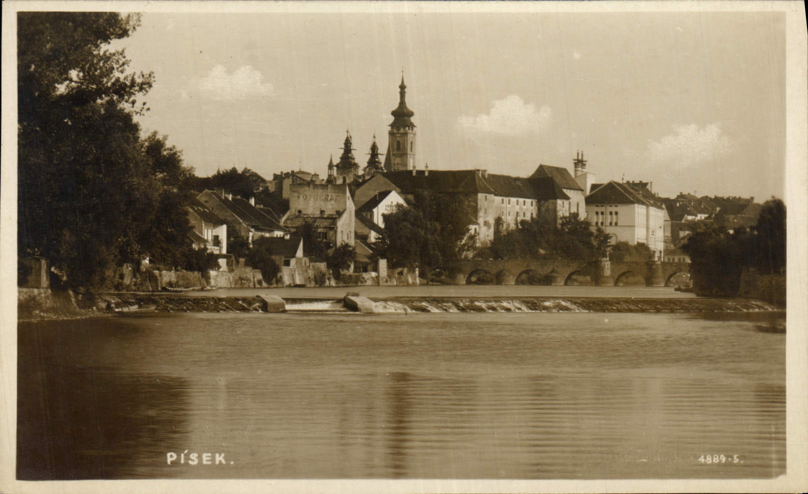POSTAL Pisek de la VENDIMIA