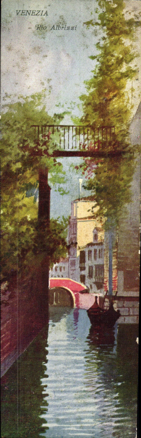 POSTAL Venezia Río Albrizzi de la VENDIMIA