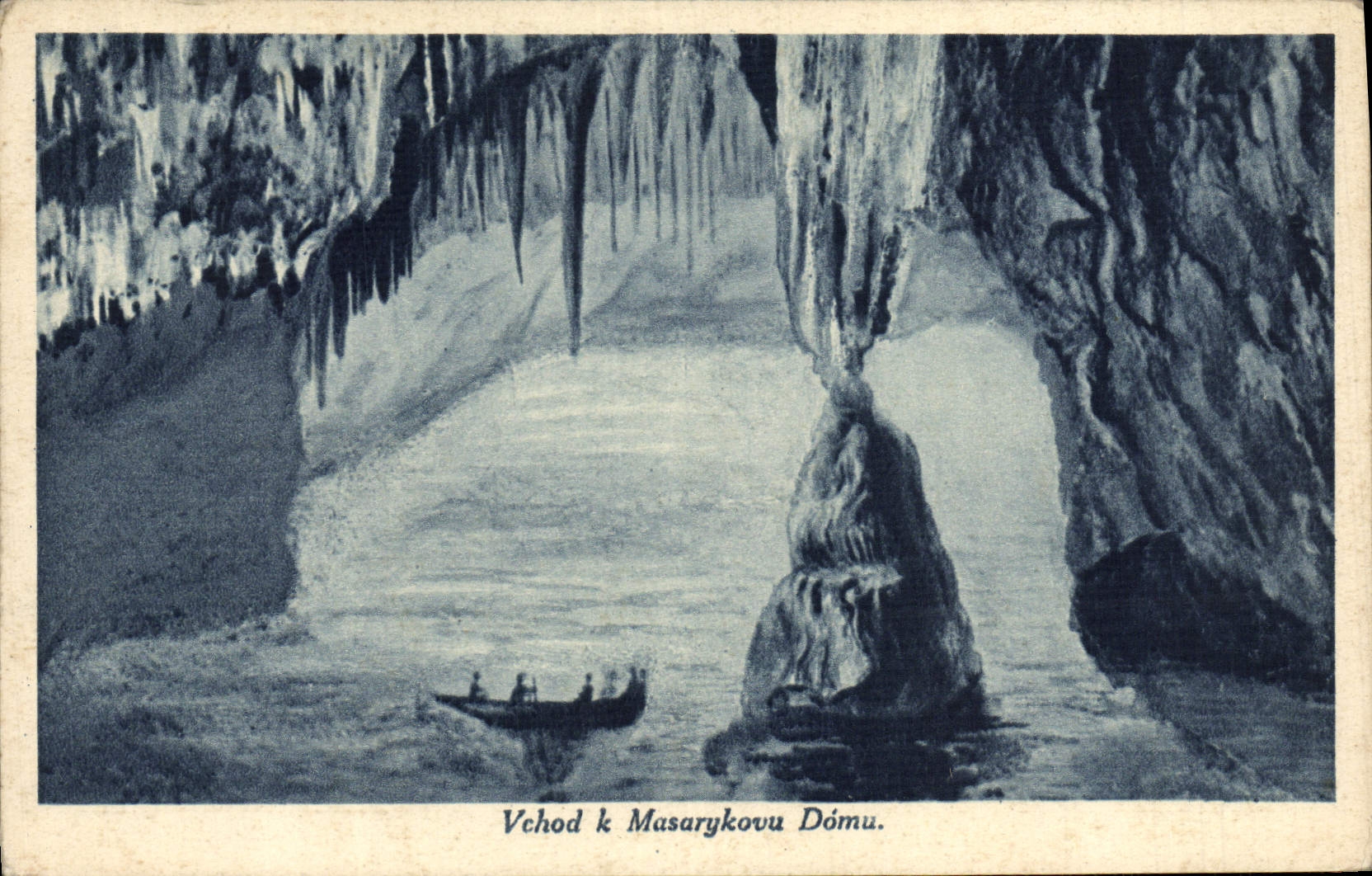 POSTAL Vchod K Masarykova Domu de la VENDIMIA