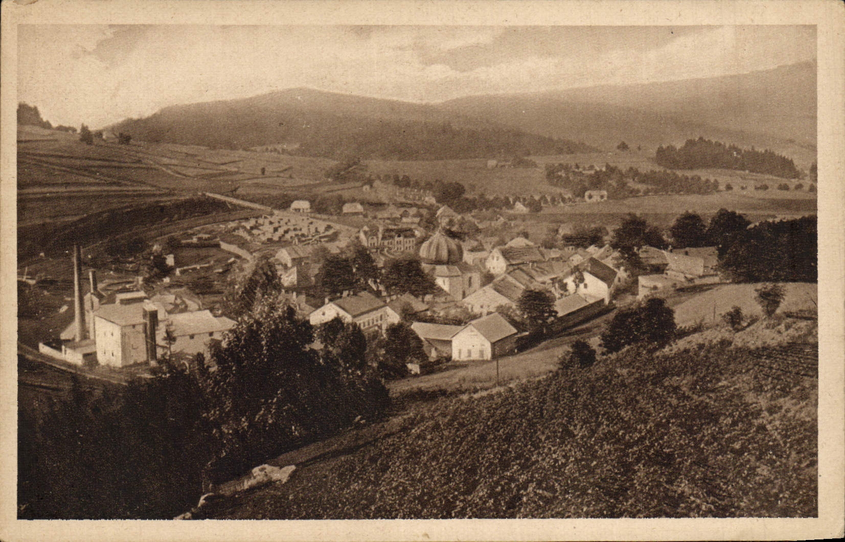 POSTAL Zel Ruda Sumava de la VENDIMIA