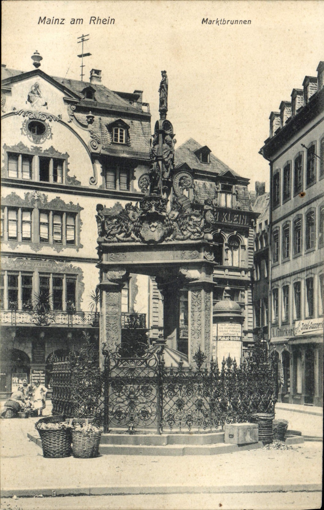 CPA Mainz Am Rhein Marktbrunnen