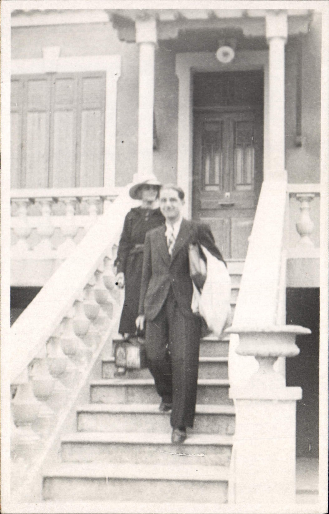 Postal photo mujer del hombre