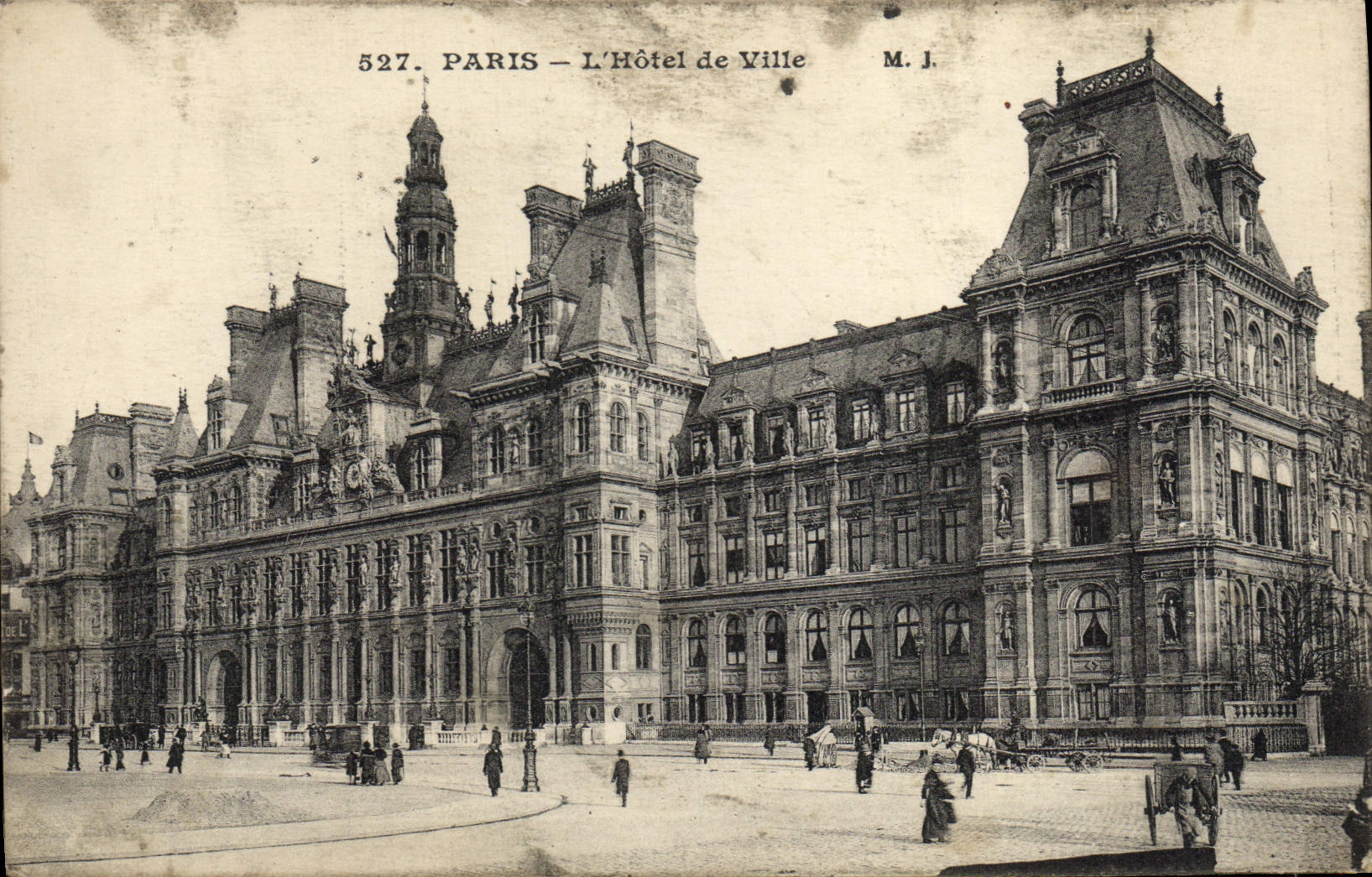 CPA Paris l'Hotel De Ville