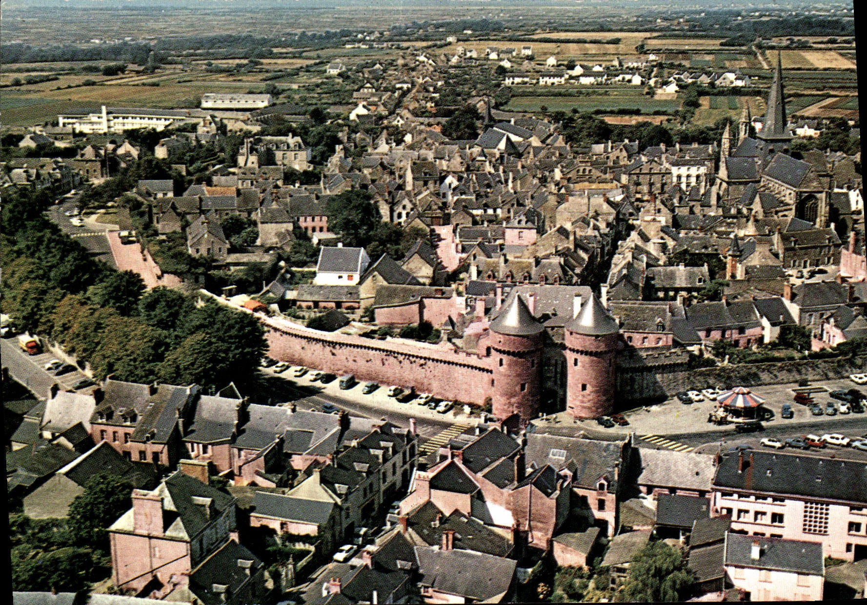 MODERN CARD the Dimension of Guerande Love View the Gate St Michel And Walls