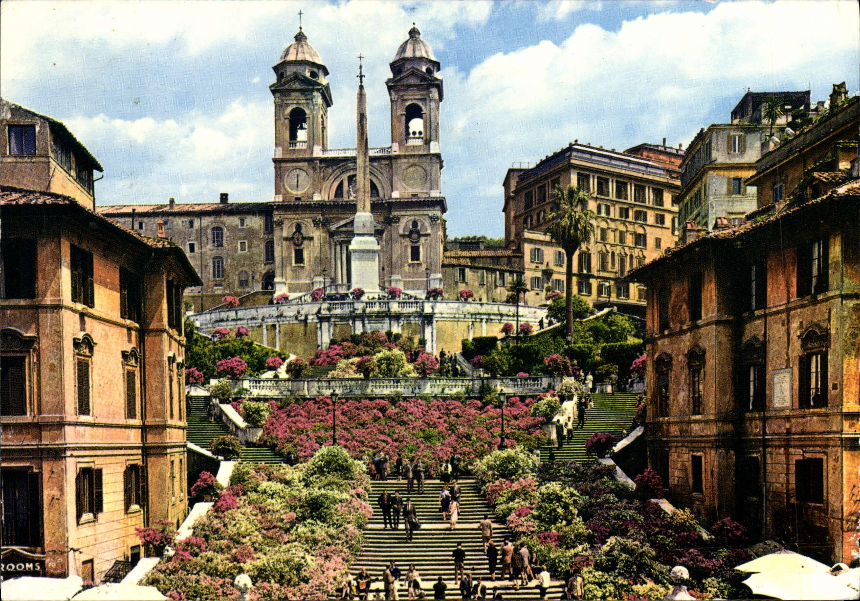 POSTAL MODERNA azalea de Roma Trinita Dei Monti Moatra Delle