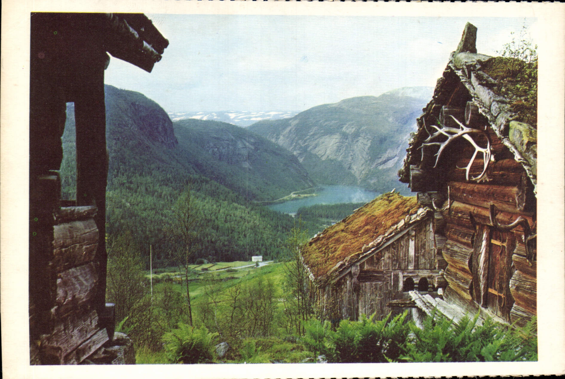 MODERN CARD Norge Utsikt FRA Huldreheimen Museum Bykle I Setesdalen