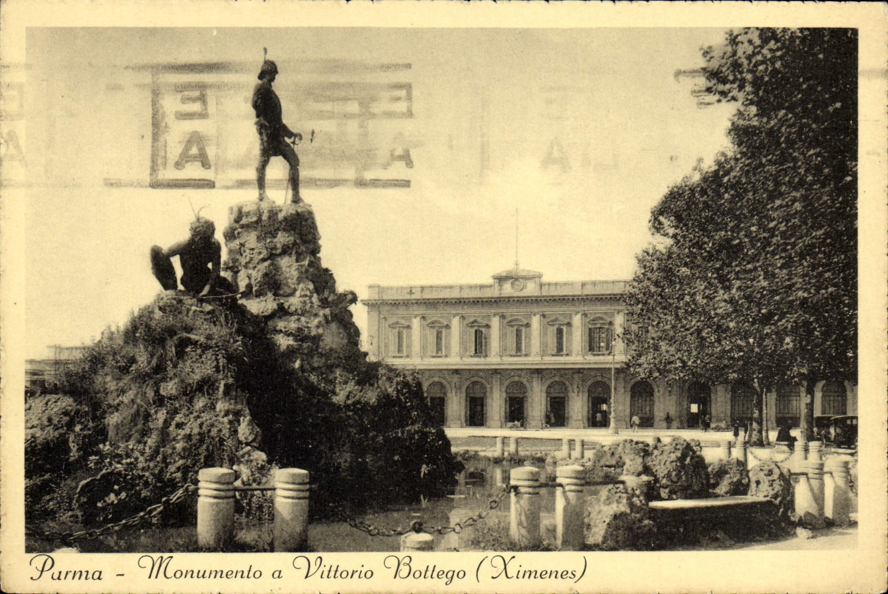 CPM Parma Monumento A Vittorio Bottego