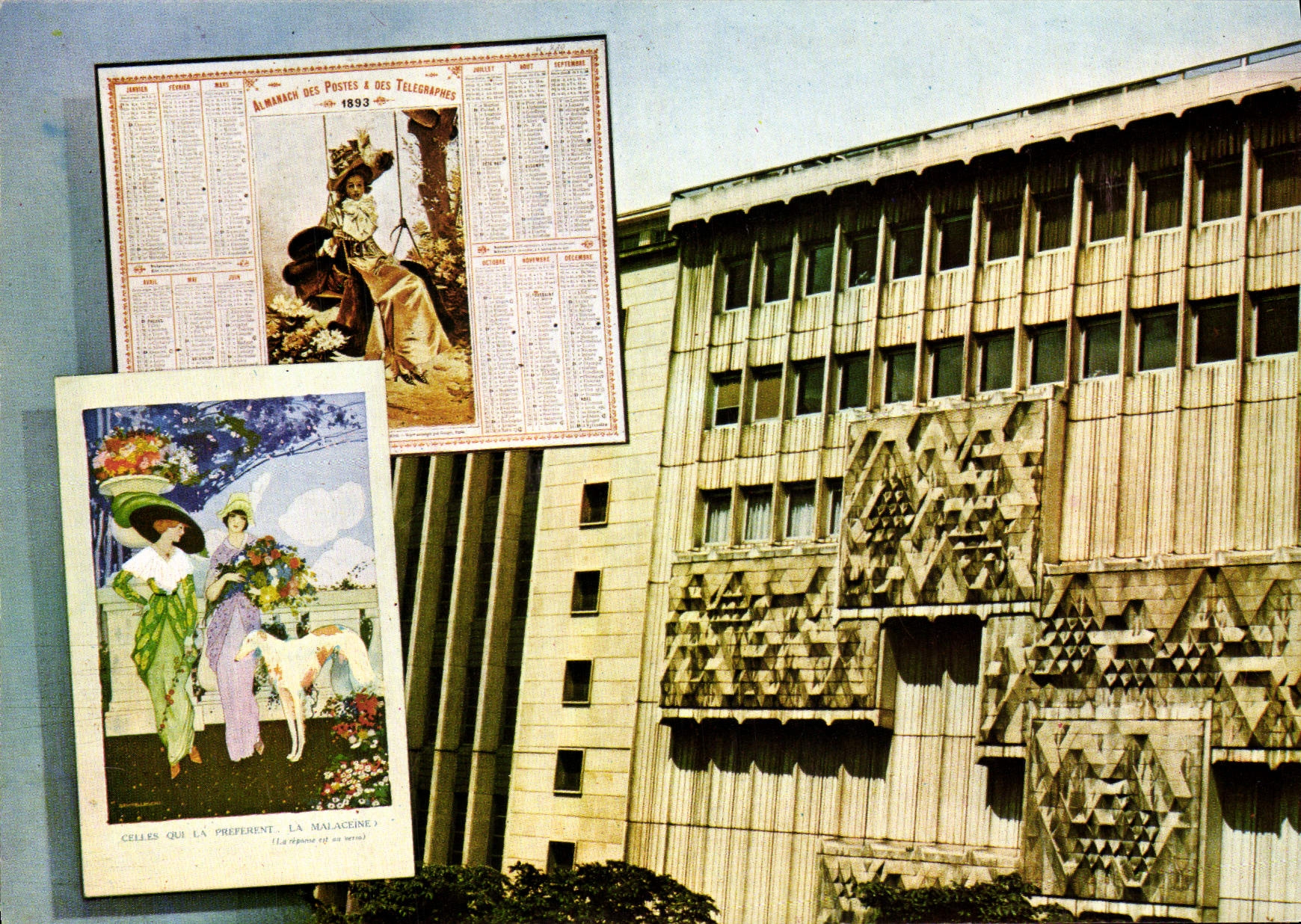 MODERN CARD Fair Calendars And Presentee Postcards By the Museum Of the Post office 1985