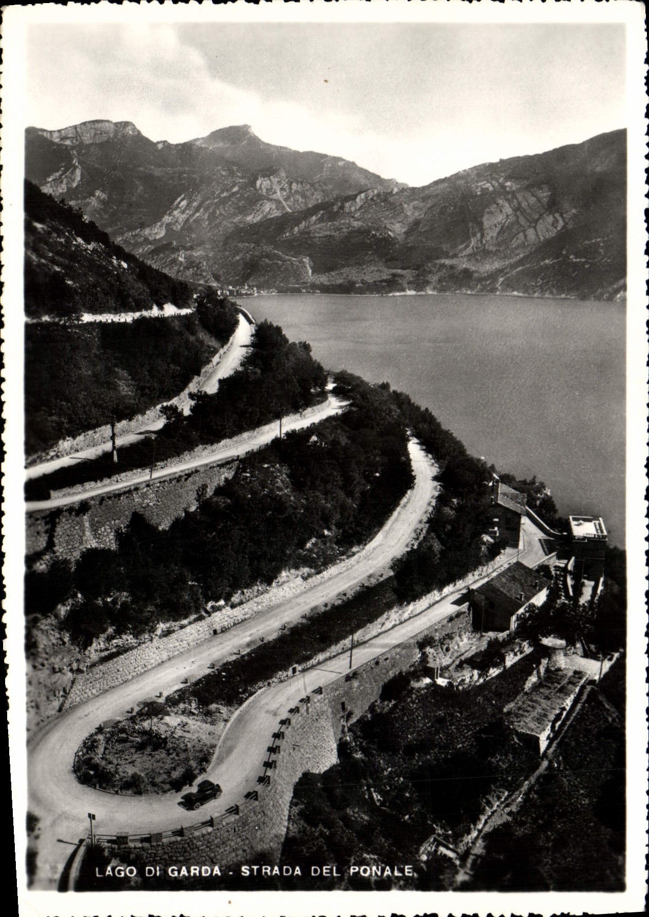 POSTAL MODERNA Lago Di Garda Strada Del Ponale