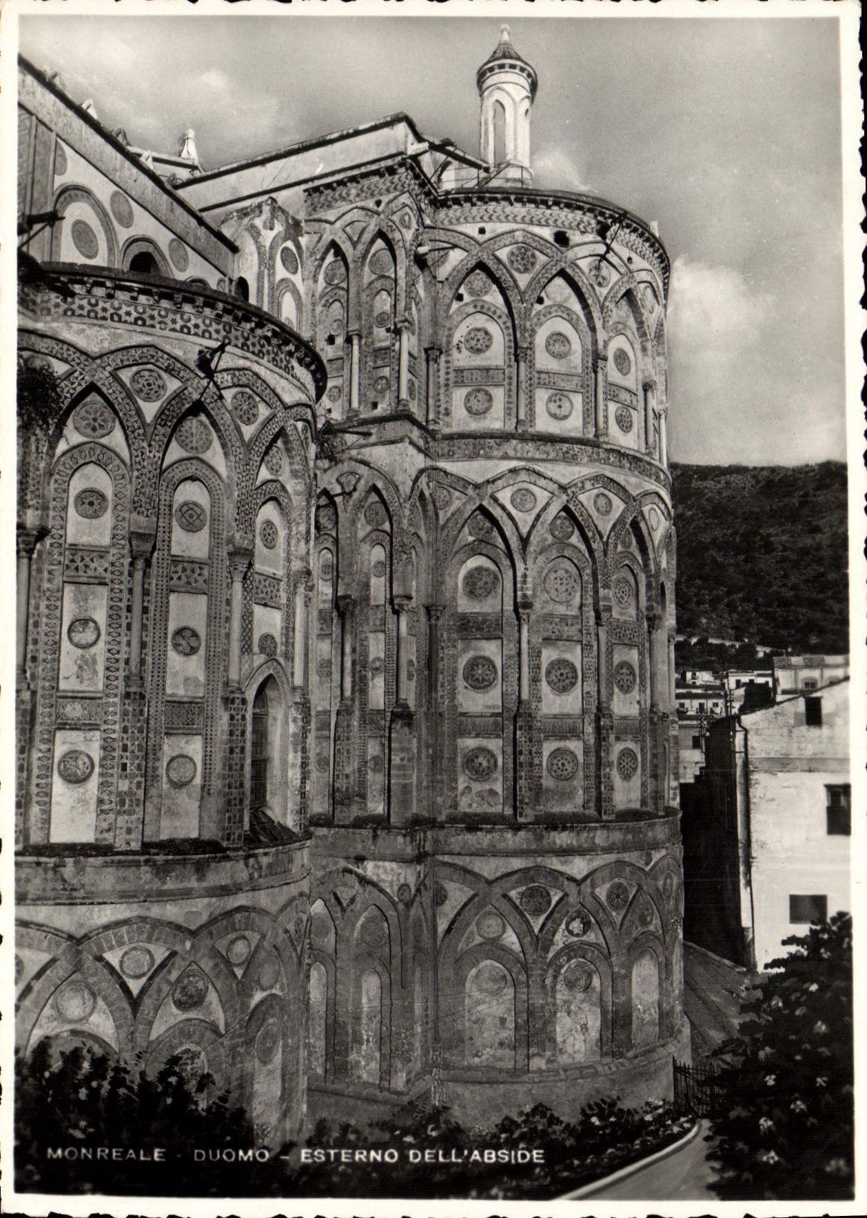 MODERN CARD Monreale Duomo Esterno Dell' apse