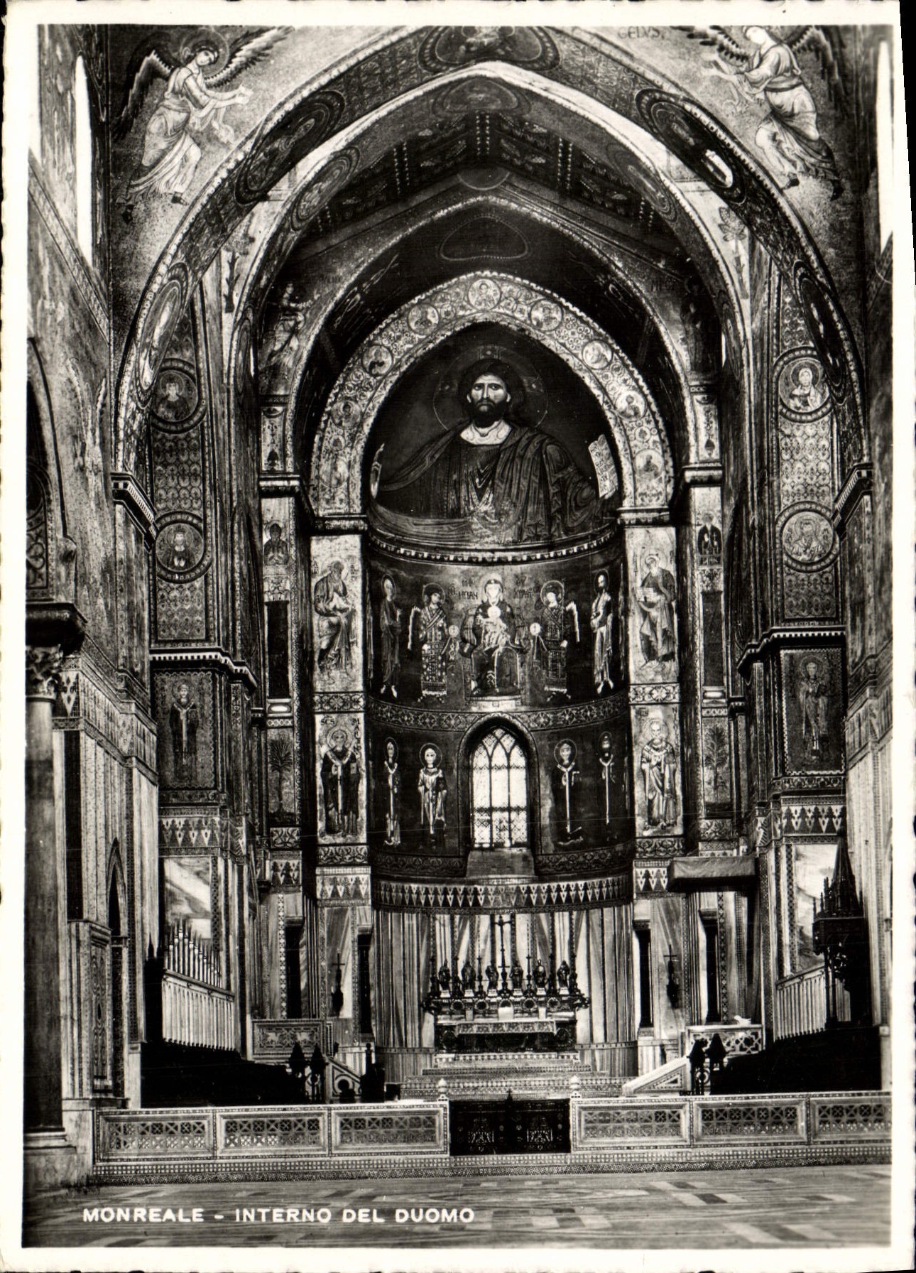 CPM Monreale Interno Del Duomo 